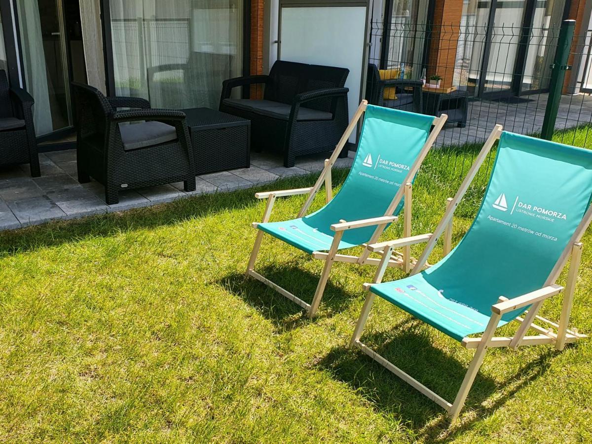 Apartament Dar Pomorza 20M Do Plazy Ustronie Apartments 尤斯托尼莫斯基 外观 照片